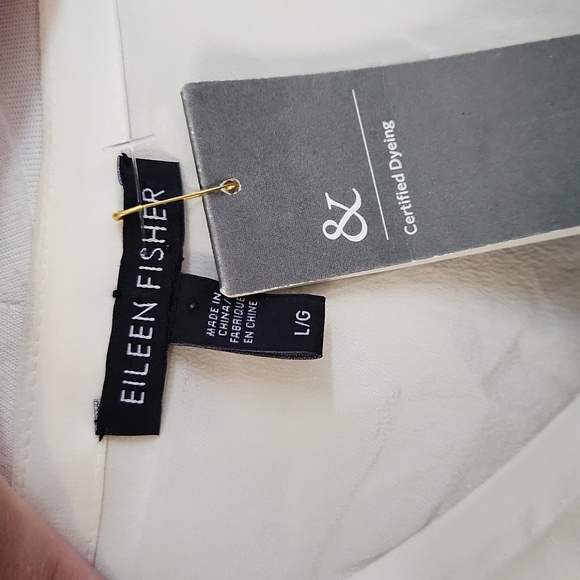 Eileen Fisher silk blouse - Picture 12 of 13